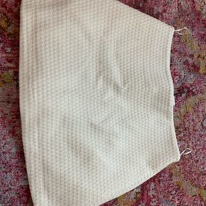 White zara skirt